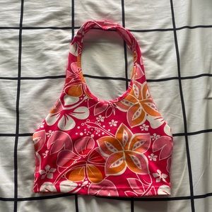 floral halter top